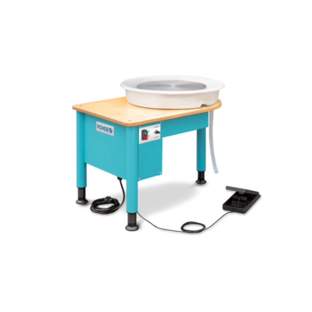 Jubiläumsangebot: ROHDE HMT 600 Töpferscheibe 340mm + 20kg Ton | Profi Drehscheibe