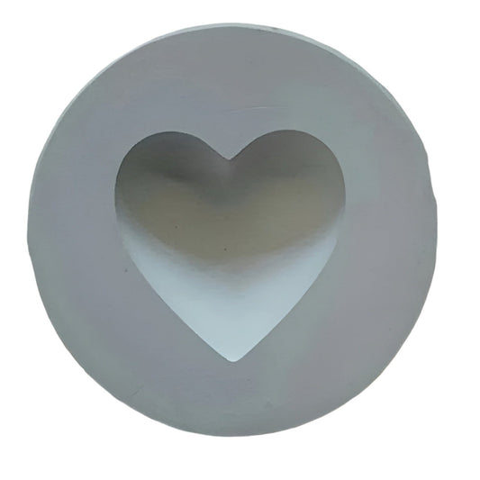 Gipsform Herz "Frachtkostenfrei"