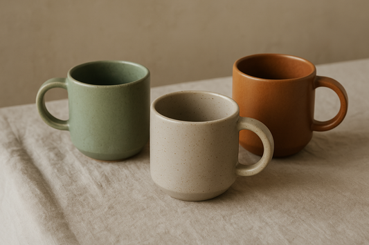 Schrühware mit BOTZ Glasuren bemalen & bei 1050°C brennen