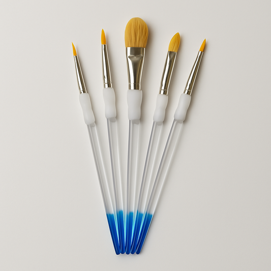 Kwasten van synthetisch haar voor keramiek – Kwastenset van hoge kwaliteit voor precieze glazuur- en schildertechnieken