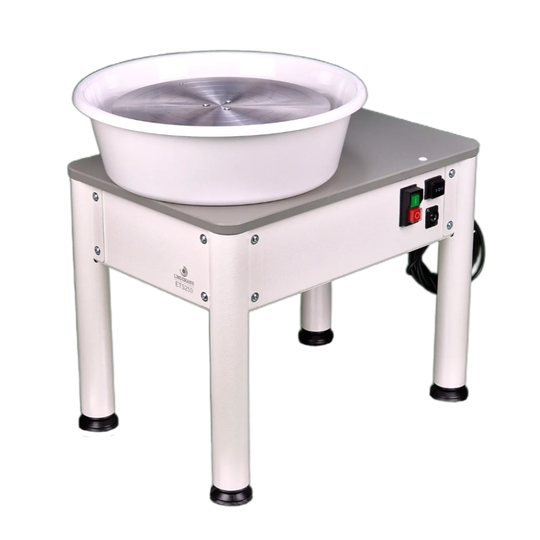 Jubiläumsangebot: Elektrische Töpferscheibe 250W Ø300mm + 20kg Ton | 10kg Zentrierleistung